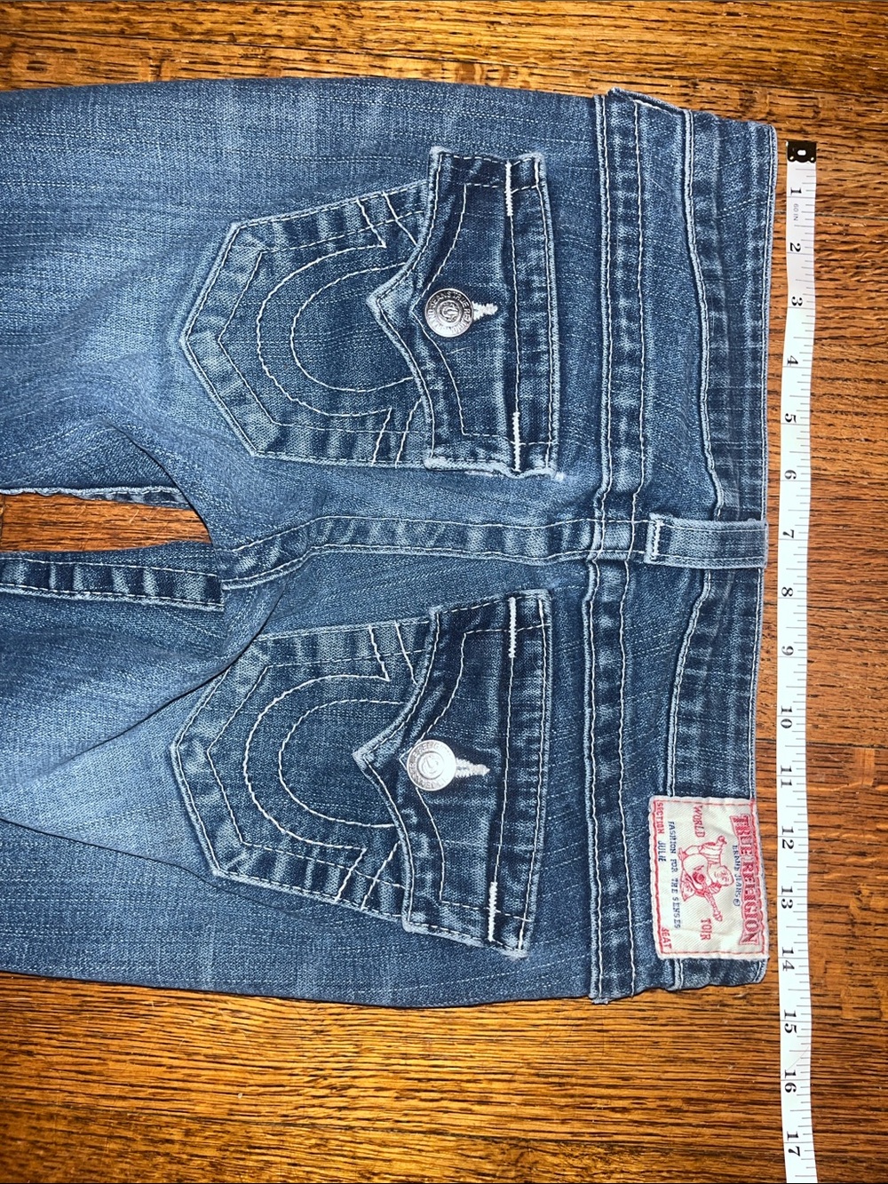 True Religion {Julie} | Super Low-Rise Women's Distressed Slim Cut Jeans